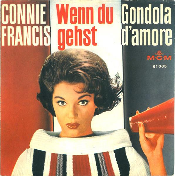 Grote foto connie francis wenn du gehst gondola d amore muziek en instrumenten platen elpees singles