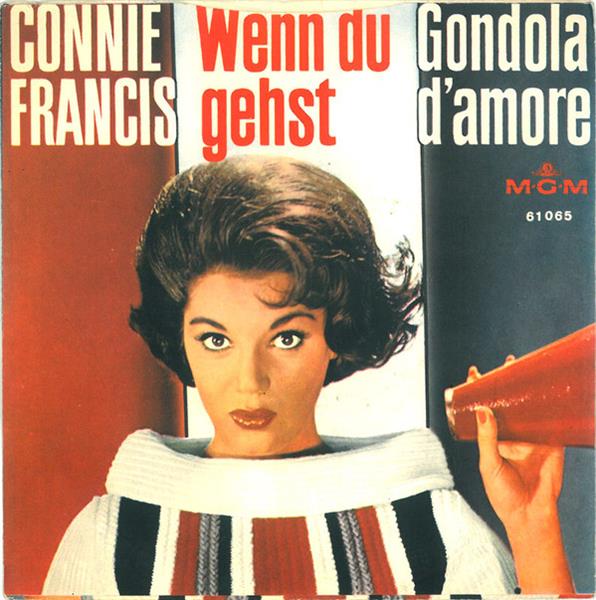 Grote foto connie francis wenn du gehst gondola d amore muziek en instrumenten platen elpees singles