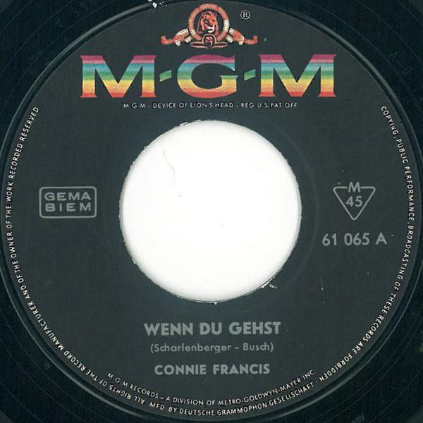 Grote foto connie francis wenn du gehst gondola d amore muziek en instrumenten platen elpees singles