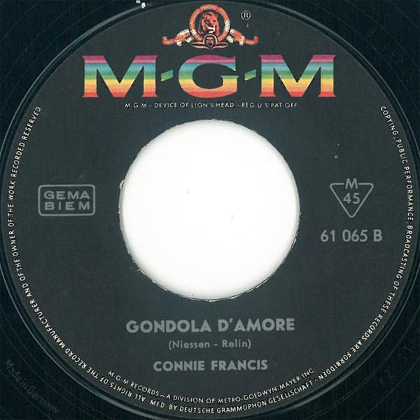 Grote foto connie francis wenn du gehst gondola d amore muziek en instrumenten platen elpees singles