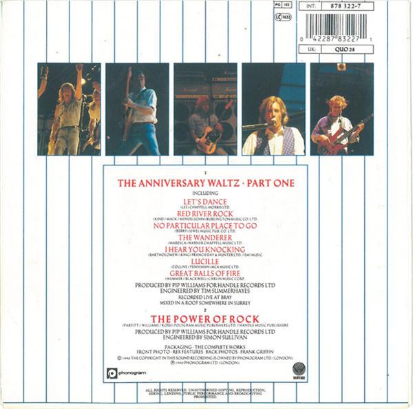 Grote foto status quo the anniversary waltz muziek en instrumenten platen elpees singles