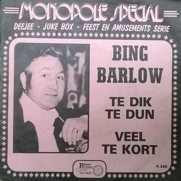 Grote foto bing barlow veel te kort te dik te dun muziek en instrumenten platen elpees singles