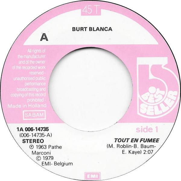 Grote foto burt blanca tout en fum e muziek en instrumenten platen elpees singles