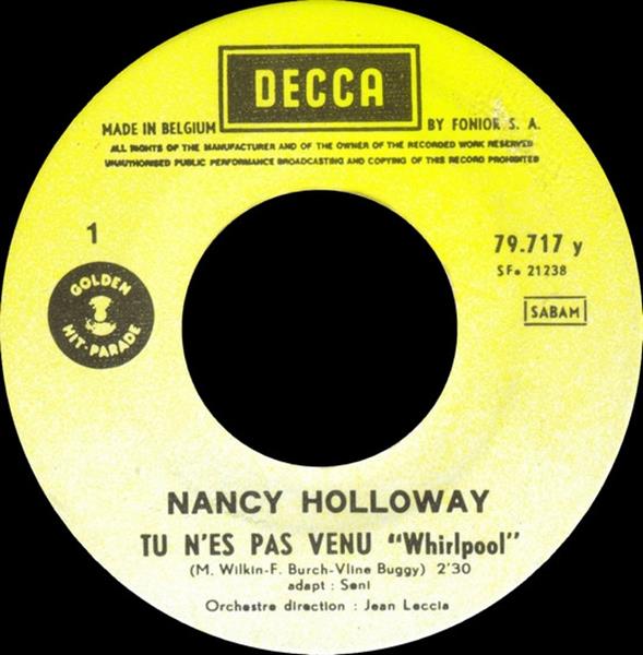 Grote foto nancy holloway tu n es pas venu a travers une larme muziek en instrumenten platen elpees singles