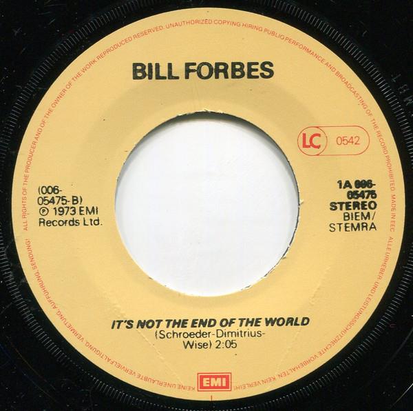 Grote foto bill forbes too young muziek en instrumenten platen elpees singles