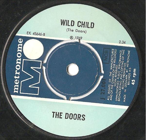 Grote foto the doors wild child touch me muziek en instrumenten platen elpees singles