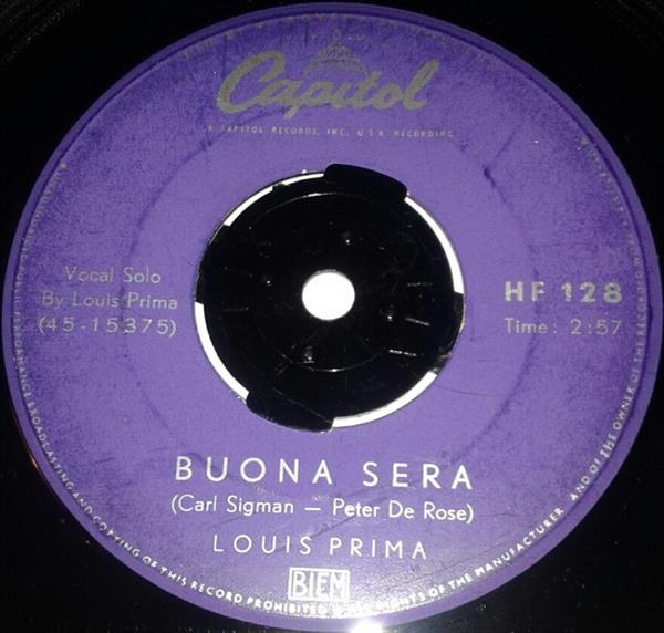 Grote foto louis prima oh marie buona sera muziek en instrumenten platen elpees singles