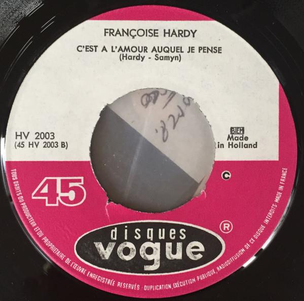 Grote foto fran oise hardy tous les gar ons et les filles c est a l amour auquel je pense muziek en instrumenten platen elpees singles