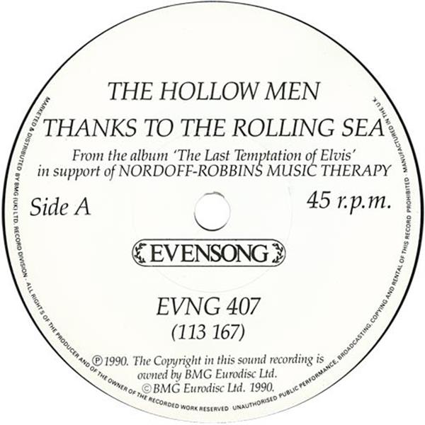 Grote foto the hollow men the rolling sea november comes muziek en instrumenten platen elpees singles