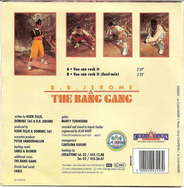 Grote foto b.b. jerome the bang gang you can rock it muziek en instrumenten platen elpees singles