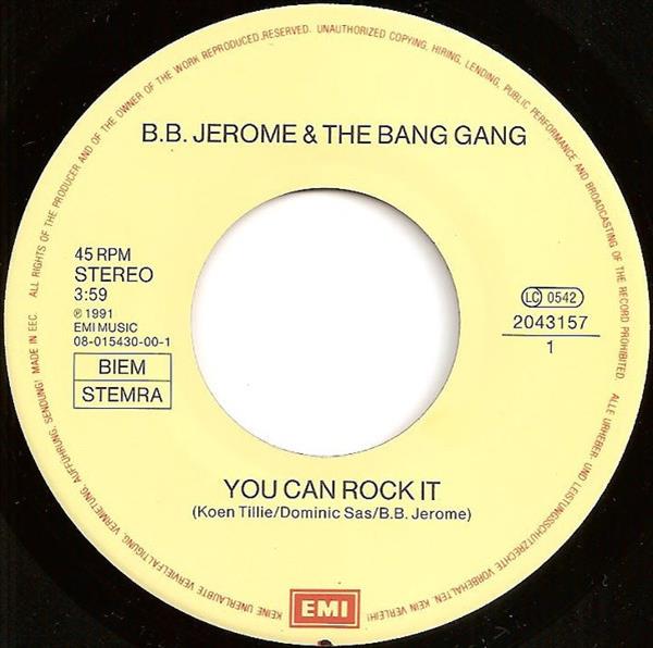 Grote foto b.b. jerome the bang gang you can rock it muziek en instrumenten platen elpees singles