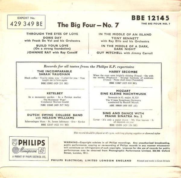 Grote foto various the big four no. 7 muziek en instrumenten platen elpees singles