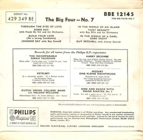 Grote foto various the big four no. 7 muziek en instrumenten platen elpees singles