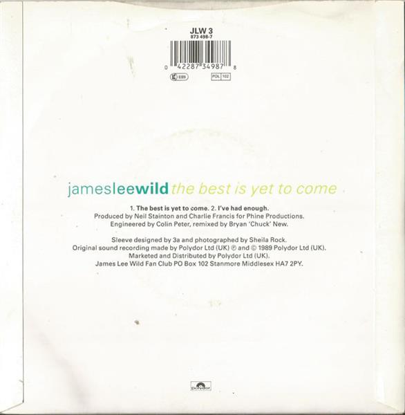 Grote foto james lee wild the best is yet to come muziek en instrumenten platen elpees singles