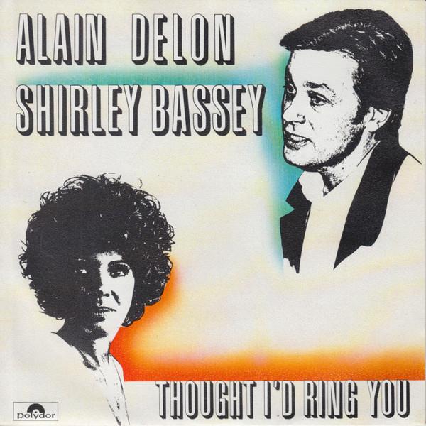 Grote foto alain delon shirley bassey thought i d ring you muziek en instrumenten platen elpees singles