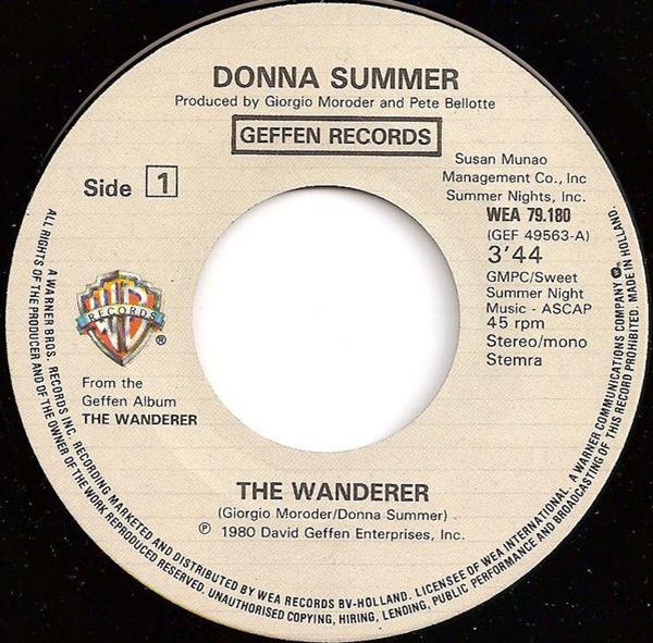 Grote foto donna summer the wanderer muziek en instrumenten platen elpees singles