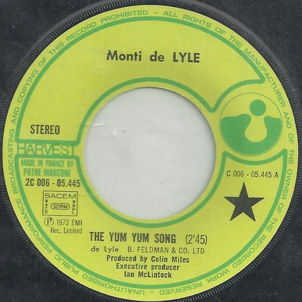 Grote foto monti de lyle the yum yum song muziek en instrumenten platen elpees singles