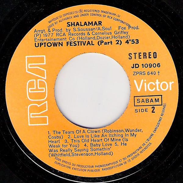 Grote foto shalamar uptown festival muziek en instrumenten platen elpees singles