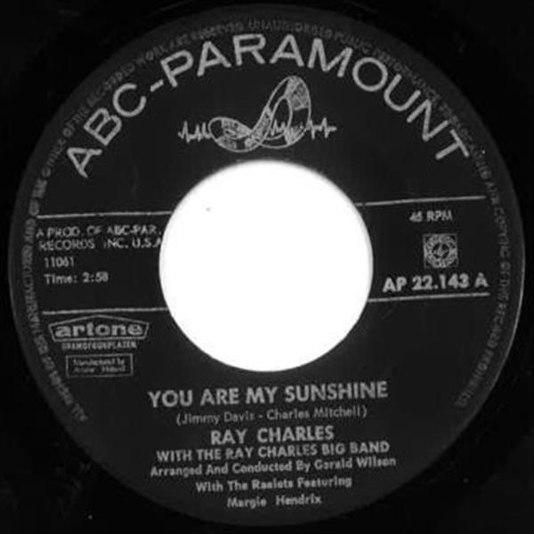 Grote foto ray charles you are my sunshine muziek en instrumenten platen elpees singles