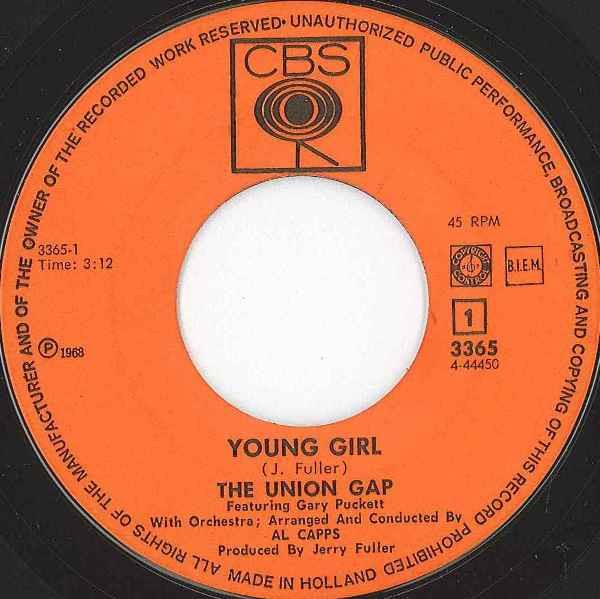 Grote foto gary puckett the union gap young girl muziek en instrumenten platen elpees singles