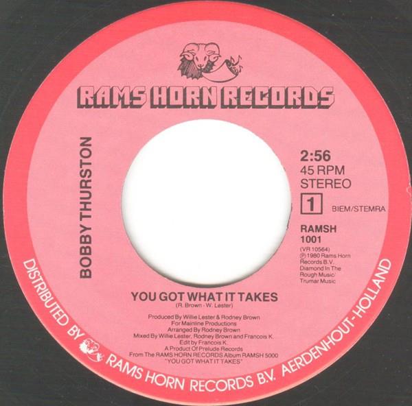 Grote foto bobby thurston you got what it takes muziek en instrumenten platen elpees singles