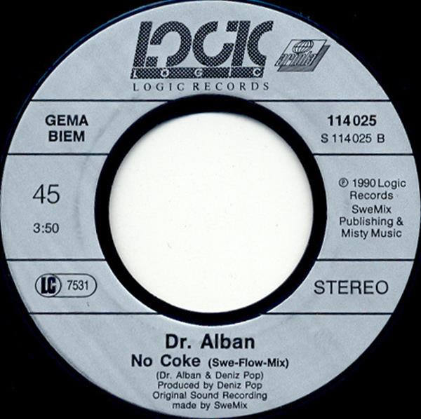 Grote foto dr. alban no coke the twelve inch remixes muziek en instrumenten platen elpees singles