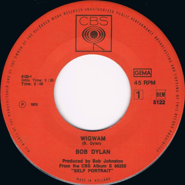 Grote foto bob dylan wigwam muziek en instrumenten platen elpees singles