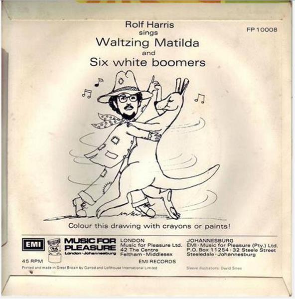 Grote foto rolf harris waltzing matilda six white boomers muziek en instrumenten platen elpees singles