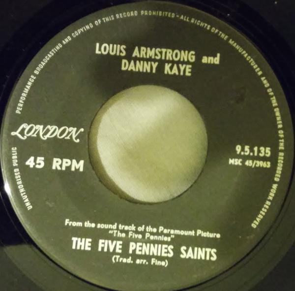 Grote foto louis armstrong and his band danny kaye 2 the five pennies saints muziek en instrumenten platen elpees singles