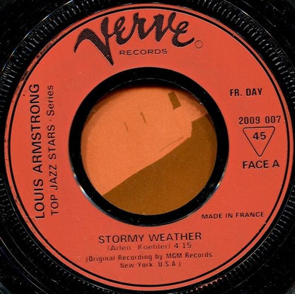 Grote foto louis armstrong stormy weather muziek en instrumenten platen elpees singles