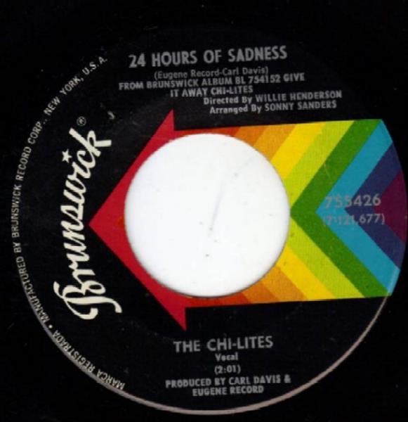 Grote foto the chi lites 24 hours of sadness muziek en instrumenten platen elpees singles