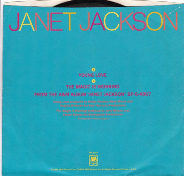 Grote foto janet jackson young love muziek en instrumenten platen elpees singles