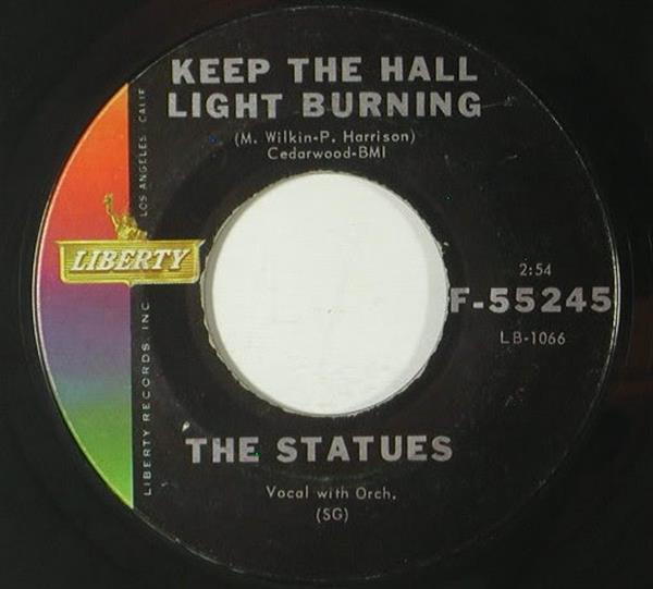 Grote foto the statues keep the hall light burning blue velvet muziek en instrumenten platen elpees singles