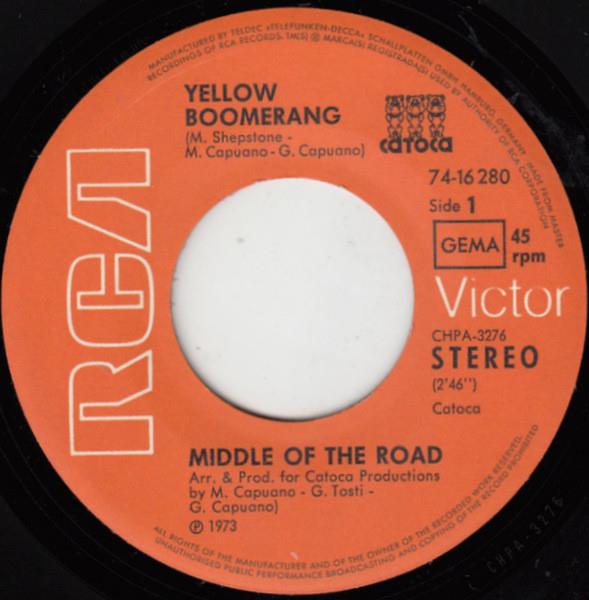 Grote foto middle of the road yellow boomerang muziek en instrumenten platen elpees singles