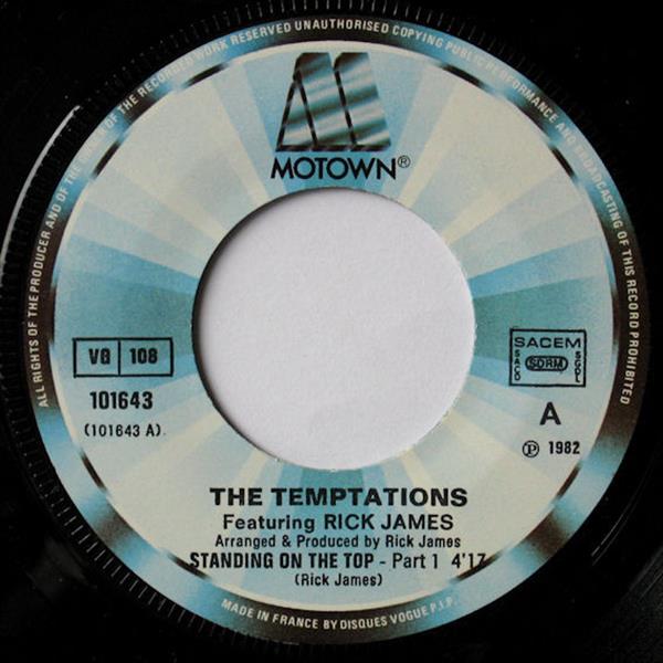 Grote foto the temptations featuring rick james standing on the top muziek en instrumenten platen elpees singles