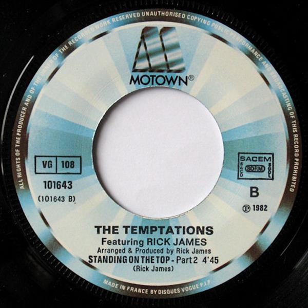 Grote foto the temptations featuring rick james standing on the top muziek en instrumenten platen elpees singles