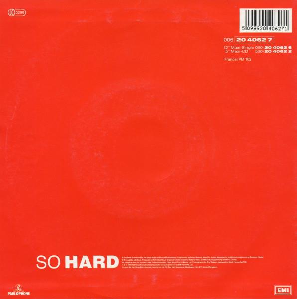 Grote foto pet shop boys so hard muziek en instrumenten platen elpees singles