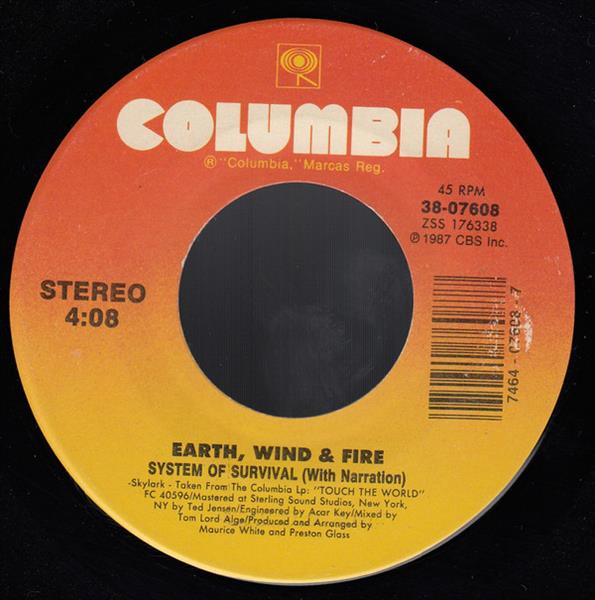Grote foto earth wind fire system of survival writing on the wall muziek en instrumenten platen elpees singles