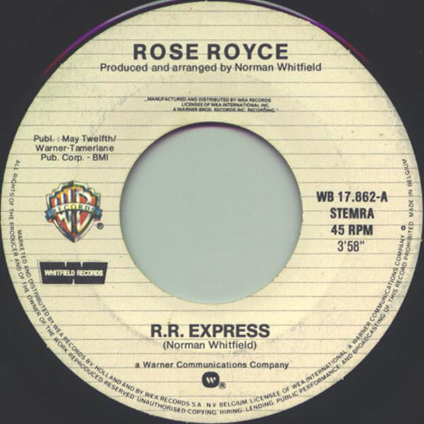 Grote foto rose royce r.r. express muziek en instrumenten platen elpees singles