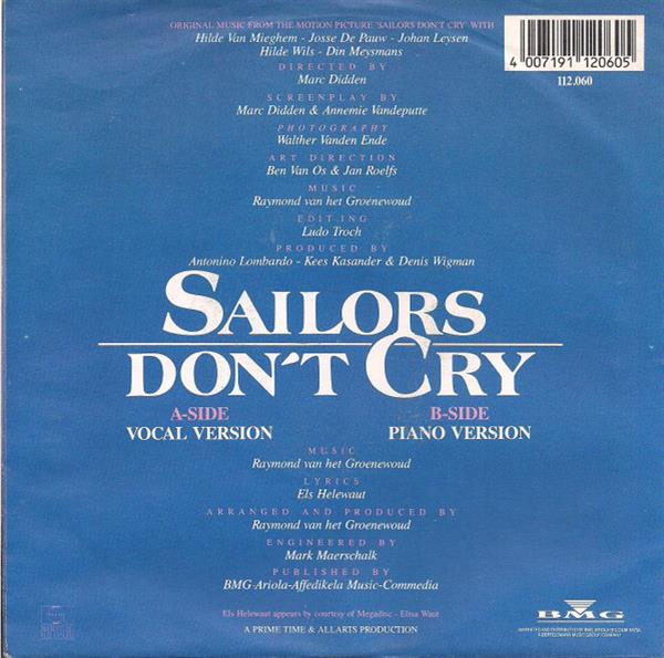 Grote foto els helewaut raymond van het groenewoud sailors don t cry muziek en instrumenten platen elpees singles