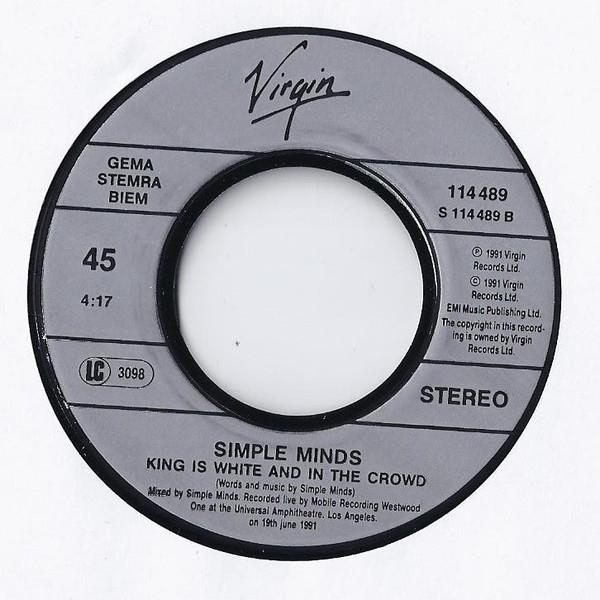 Grote foto simple minds stand by love muziek en instrumenten platen elpees singles