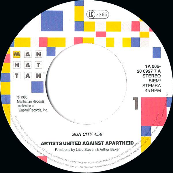 Grote foto artists united against apartheid sun city muziek en instrumenten platen elpees singles