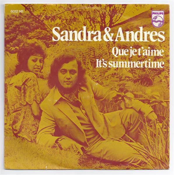 Grote foto sandra andres que je t aime muziek en instrumenten platen elpees singles