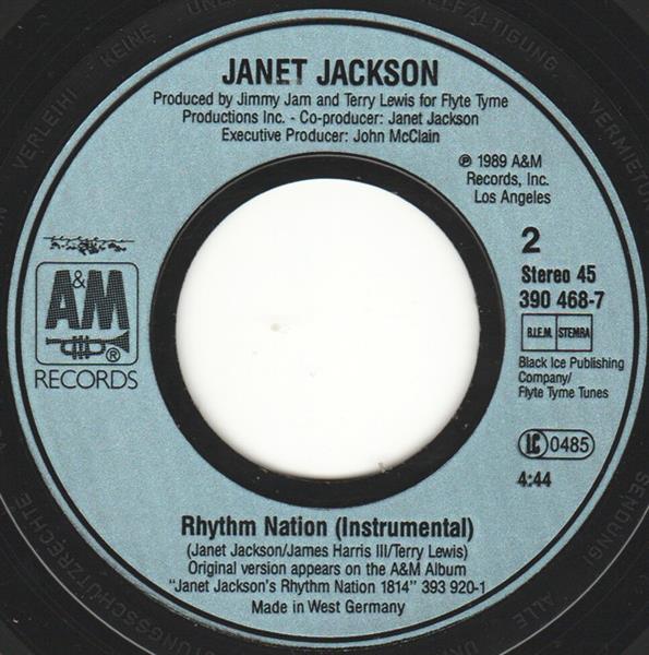 Grote foto janet jackson rhythm nation muziek en instrumenten platen elpees singles