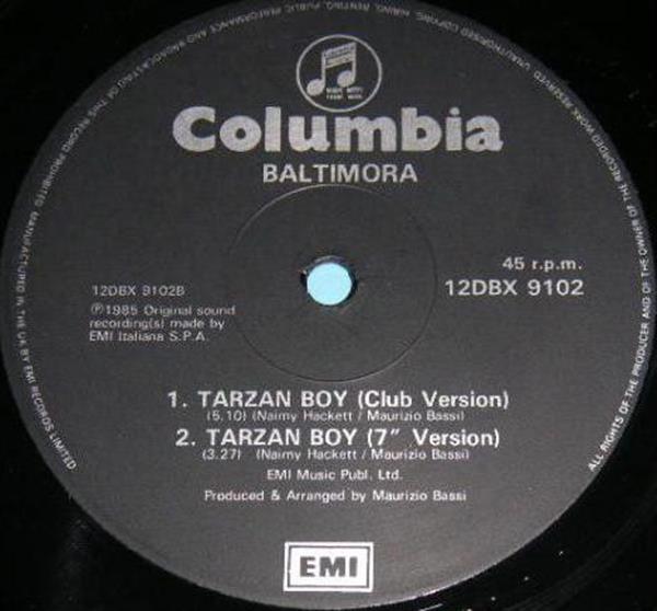 Grote foto baltimora tarzan boy muziek en instrumenten platen elpees singles