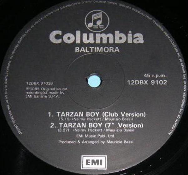 Grote foto baltimora tarzan boy muziek en instrumenten platen elpees singles