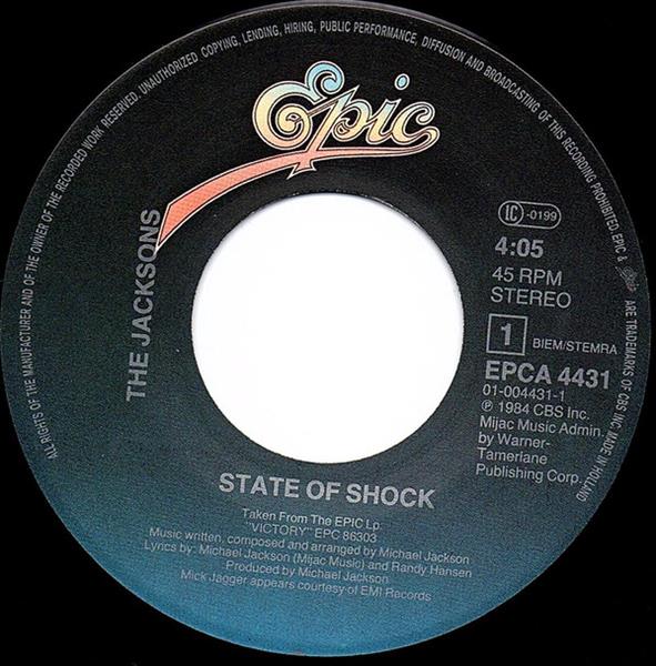 Grote foto the jacksons state of shock muziek en instrumenten platen elpees singles