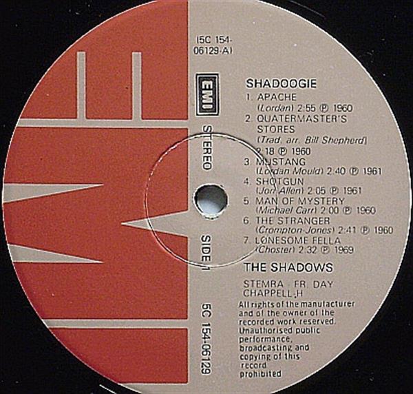 Grote foto the shadows shadoogie muziek en instrumenten platen elpees singles