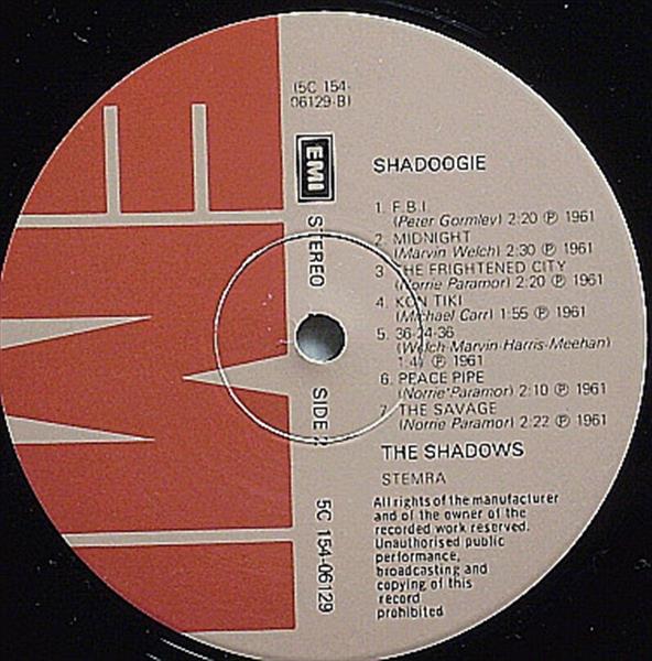 Grote foto the shadows shadoogie muziek en instrumenten platen elpees singles