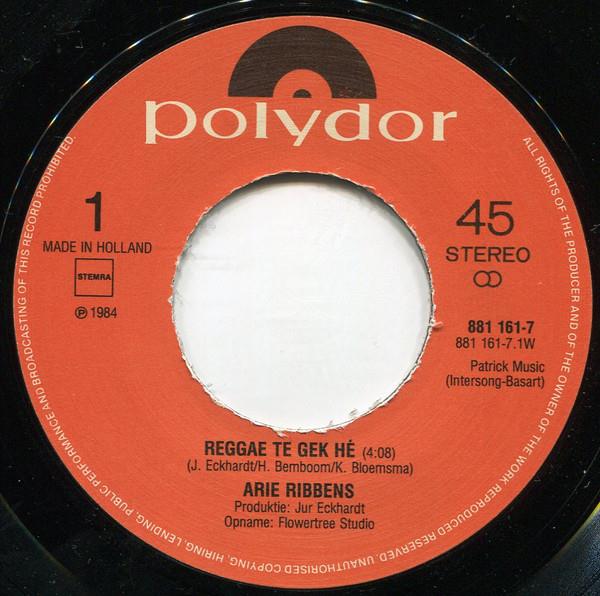 Grote foto arie ribbens reggae te gek h muziek en instrumenten platen elpees singles